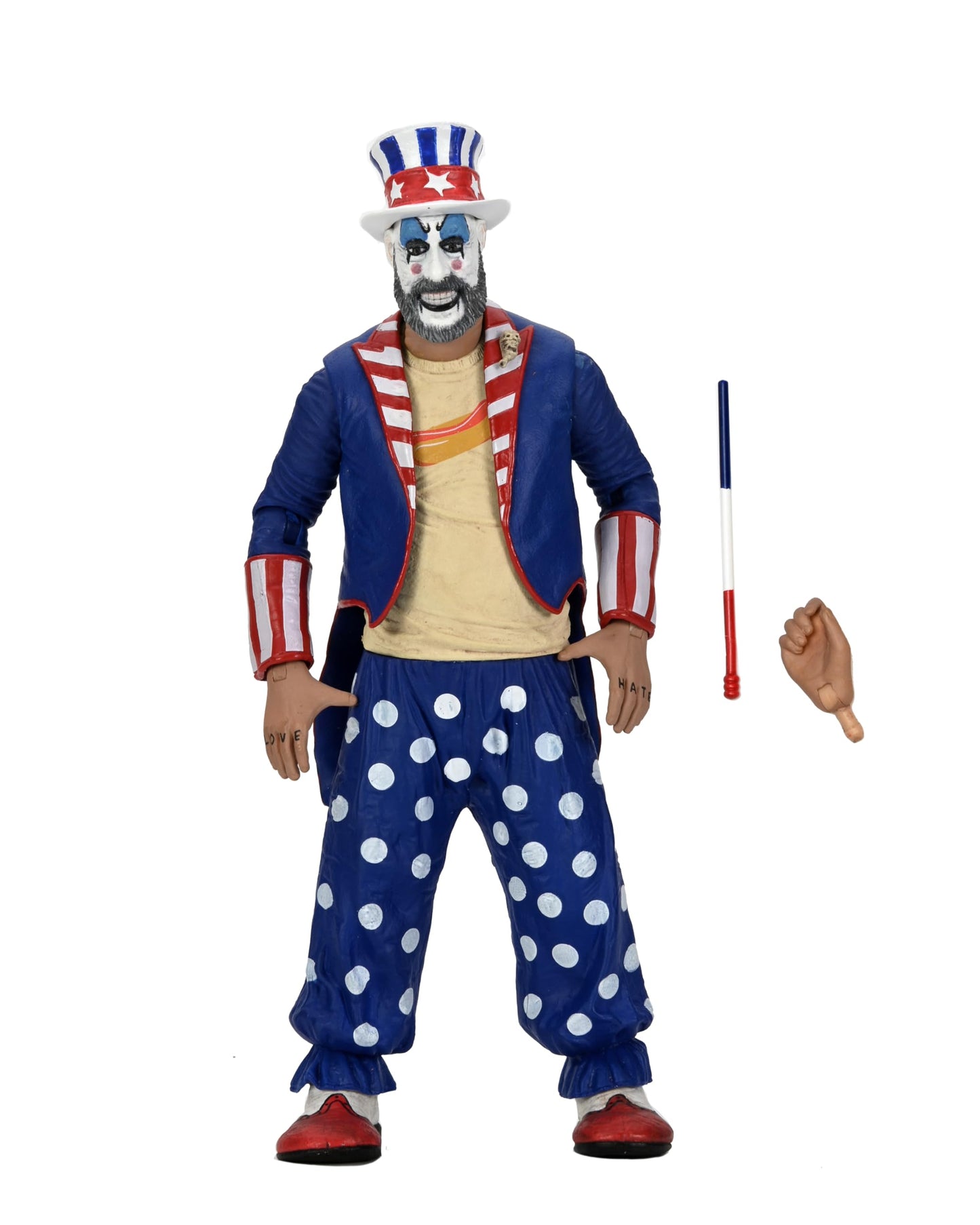 NECA Captain Spaulding 7-Inch Action Figure - House of 1000 Corpses 20th Anniversary