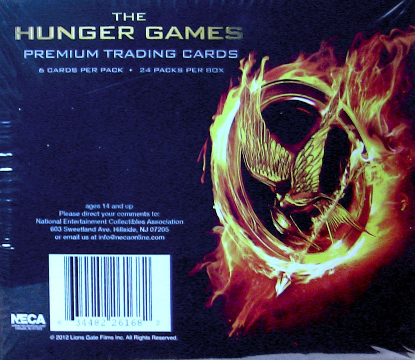 NECA The Hunger Games Trading Cards Box – 24 Packs, 72 Cards