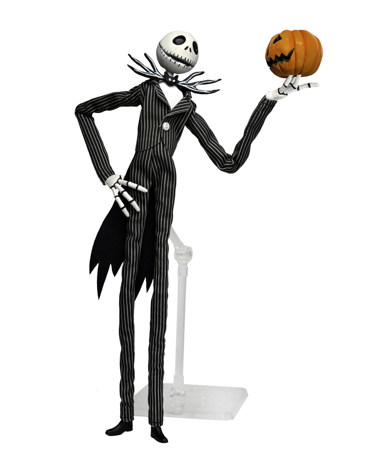 NECA Jack Skellington 9" Articulated Figure with Pumpkin – 30th Anniversary Nightmare Before Christmas