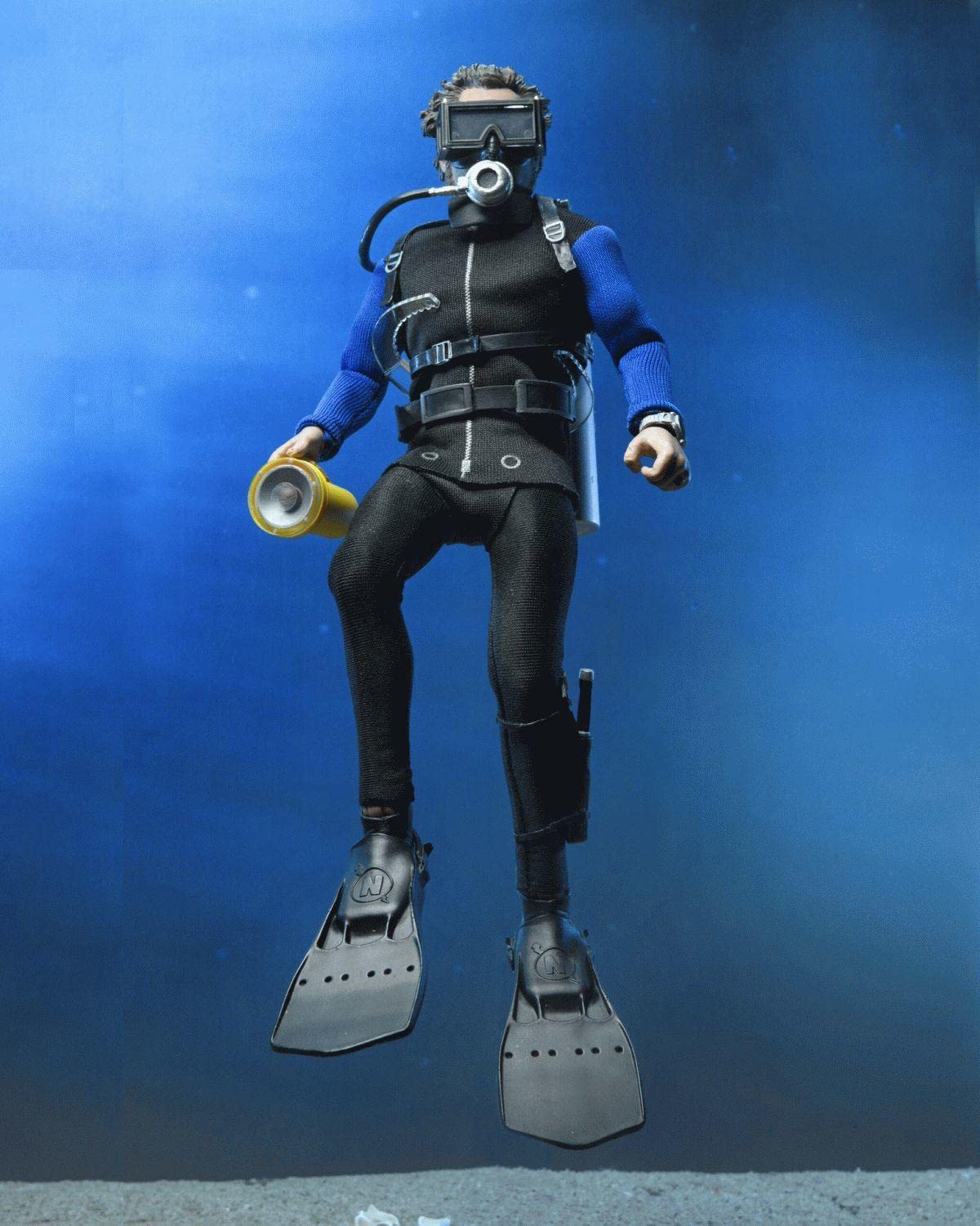 NECA Jaws Hooper 8-Inch Clothed Action Figure – Licensed Richard Dreyfuss