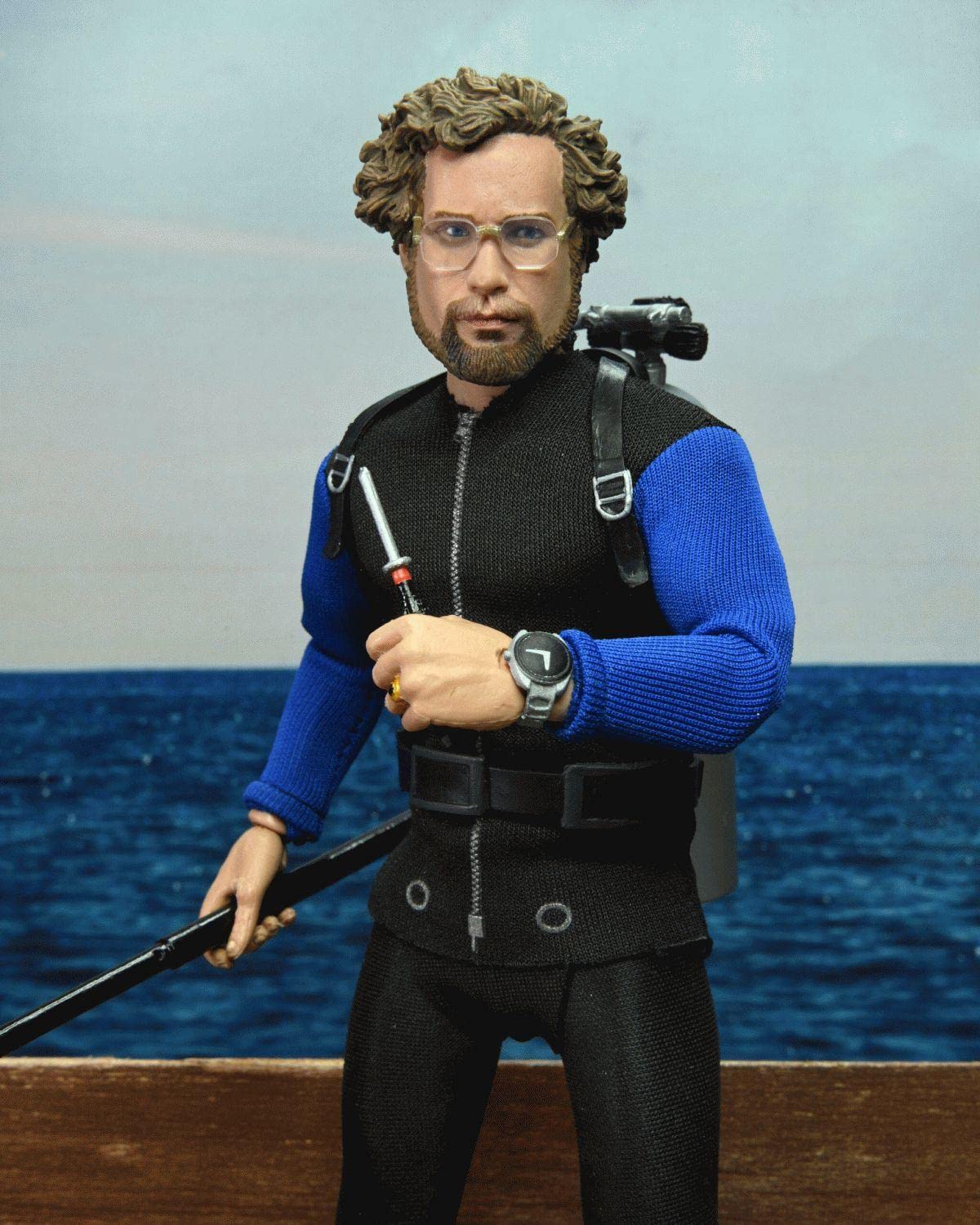 NECA Jaws Hooper 8-Inch Clothed Action Figure – Licensed Richard Dreyfuss