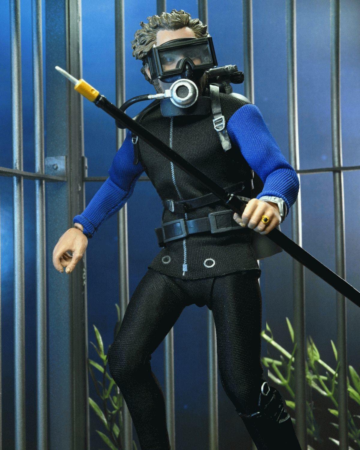 NECA Jaws Hooper 8-Inch Clothed Action Figure – Licensed Richard Dreyfuss