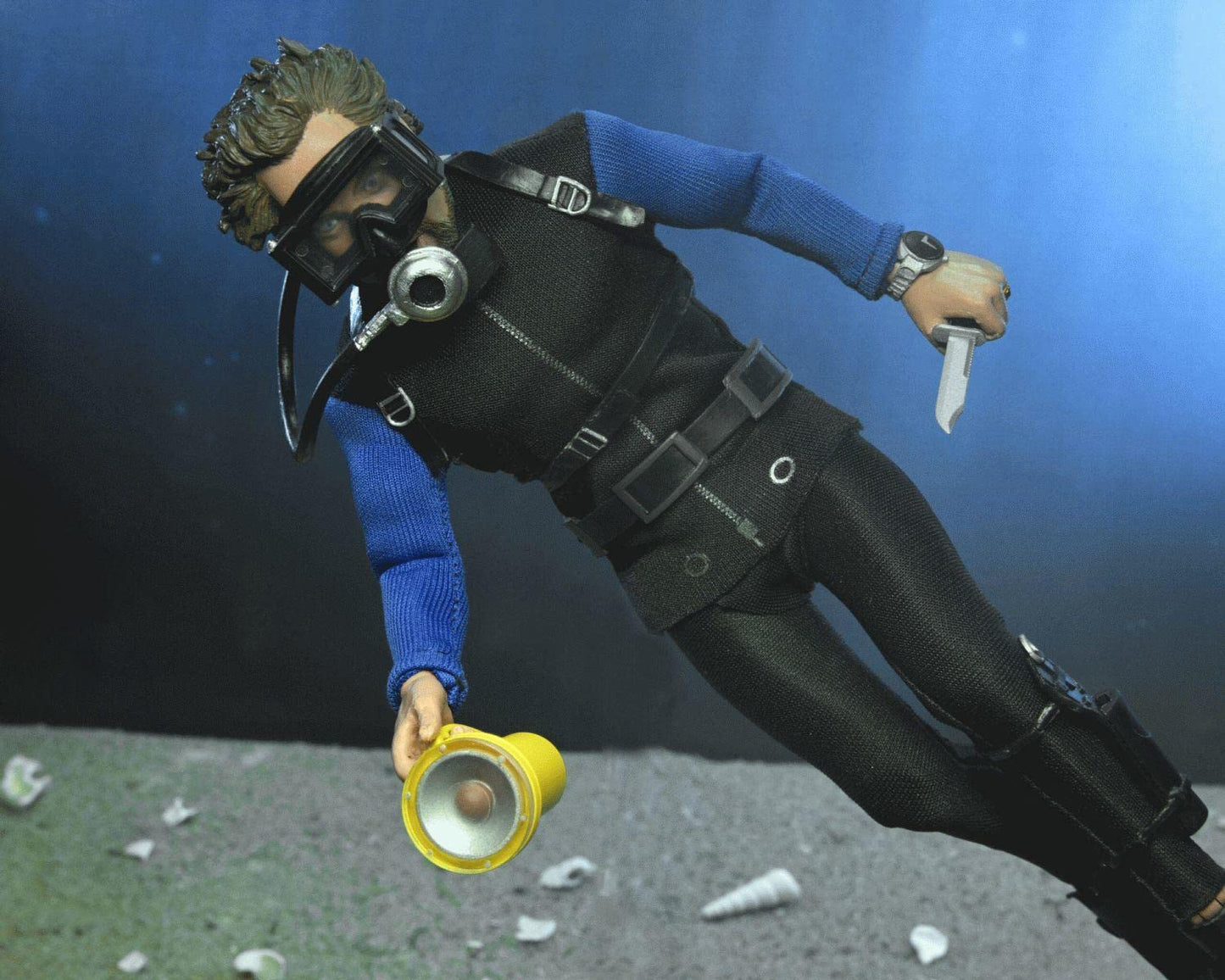 NECA Jaws Hooper 8-Inch Clothed Action Figure – Licensed Richard Dreyfuss