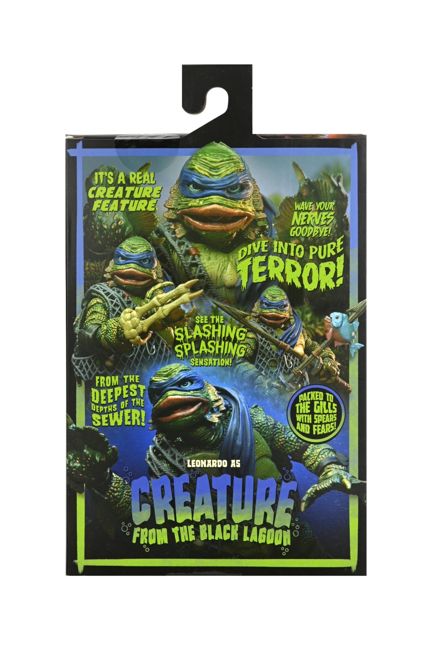 NECA Universal Monsters x TMNT: Leonardo as The Creature – 7-inch Action Figure