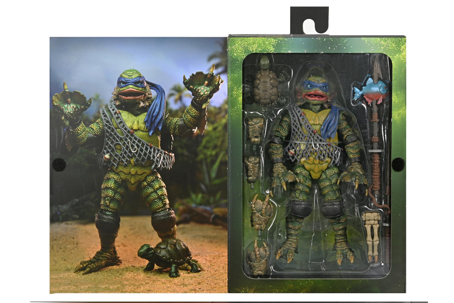 NECA Universal Monsters x TMNT: Leonardo as The Creature – 7-inch Action Figure
