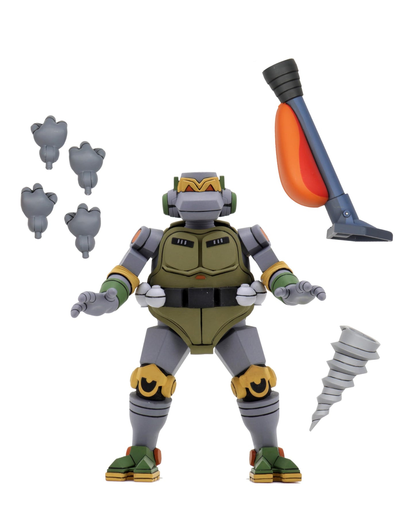 NECA 7-Inch Mighty Metalhead Ultimate Action Figure - TMNT Deluxe Collectible