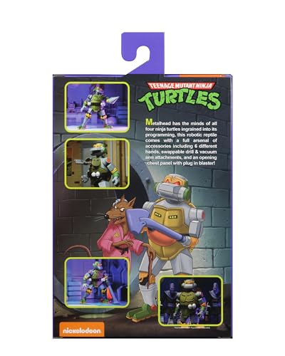 NECA 7-Inch Mighty Metalhead Ultimate Action Figure - TMNT Deluxe Collectible