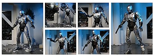 NECA Robocop Battle-Damaged Ultimate 7-Inch Figure with Chair – Collectible Display