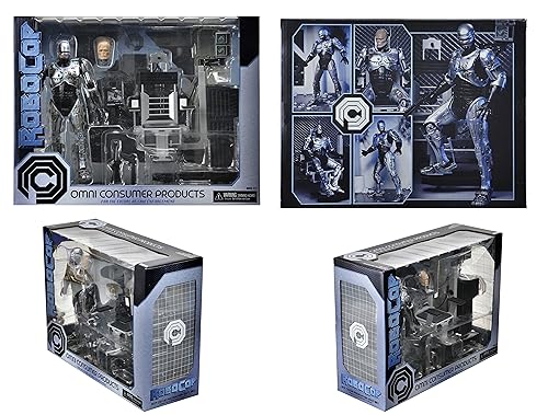 NECA Robocop Battle-Damaged Ultimate 7-Inch Figure with Chair – Collectible Display