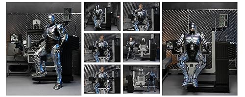 NECA Robocop Battle-Damaged Ultimate 7-Inch Figure with Chair – Collectible Display