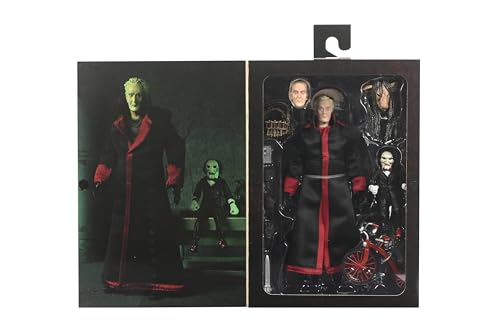 NECA Saw Ultimate Jigsaw Killer – 7" Action Figure with Black Robe
