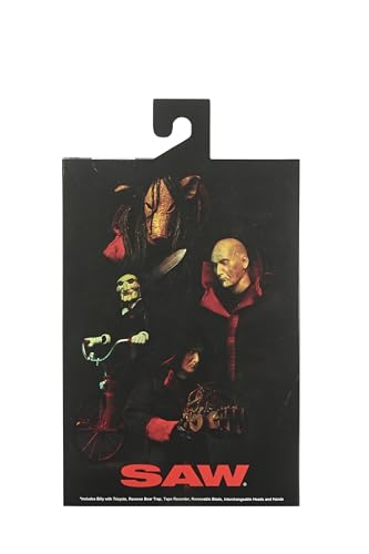 NECA Saw Ultimate Jigsaw Killer – 7" Action Figure with Black Robe