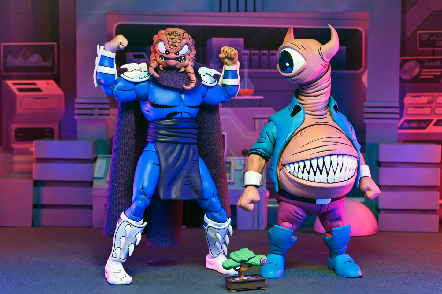 NECA TMNT Archie Comics 7-Inch Krang/Shredder Figure - Collectible Action Figure