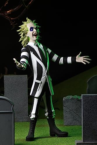 NECA Toony Terrors Series 4 Beetlejuice 6-Inch Action Figure | Officially Licensed