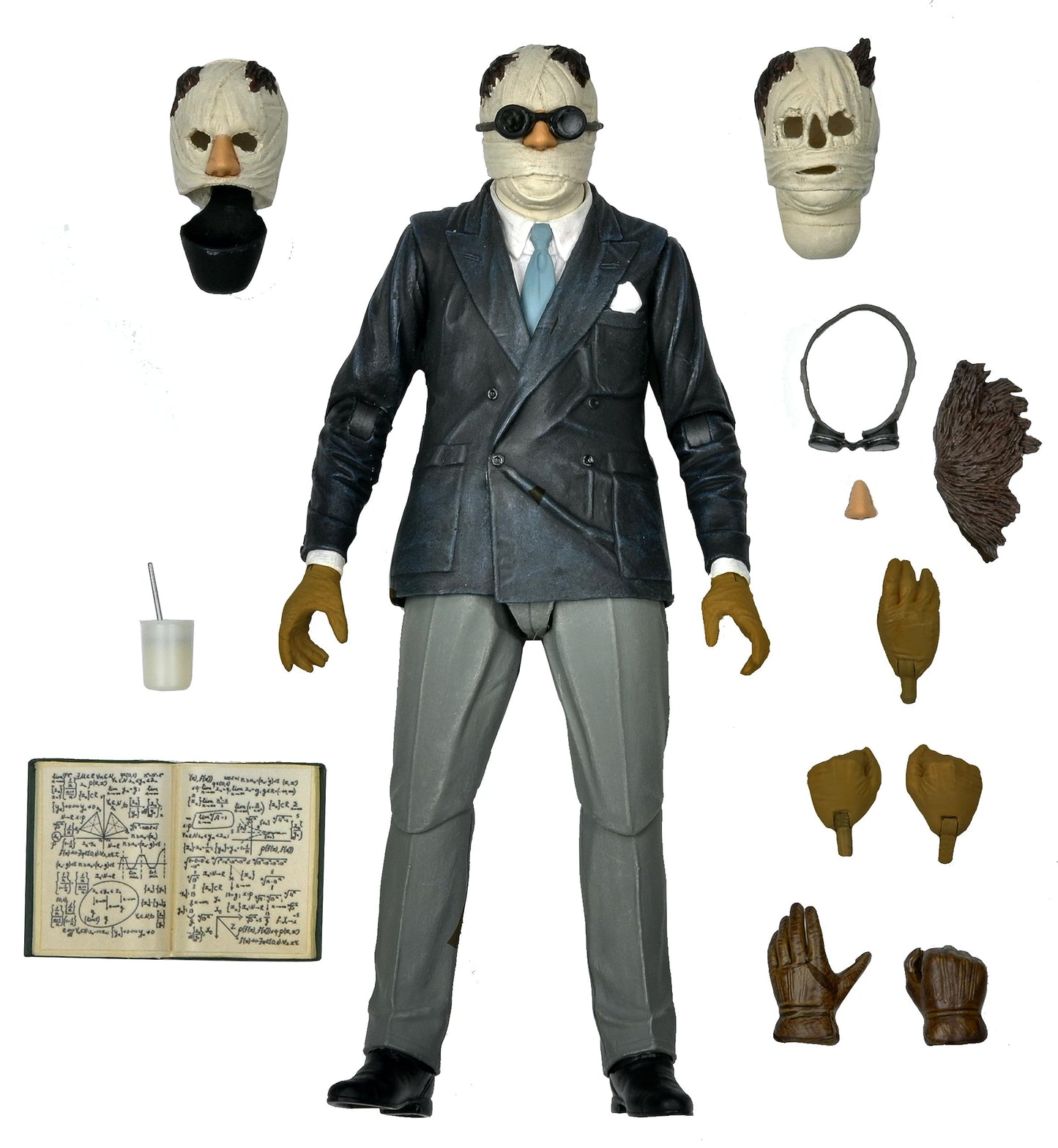 NECA Universal Monsters 7-Inch Ultimate Invisible Man Action Figure | Color
