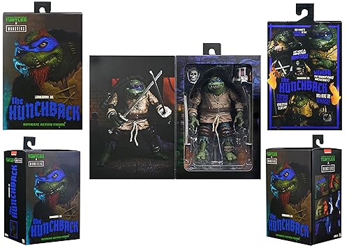 NECA Universal Monsters x TMNT 7-Inch Leonardo Hunchback Action Figure — Ultimate Collectible
