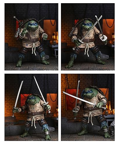 NECA Universal Monsters x TMNT 7-Inch Leonardo Hunchback Action Figure — Ultimate Collectible