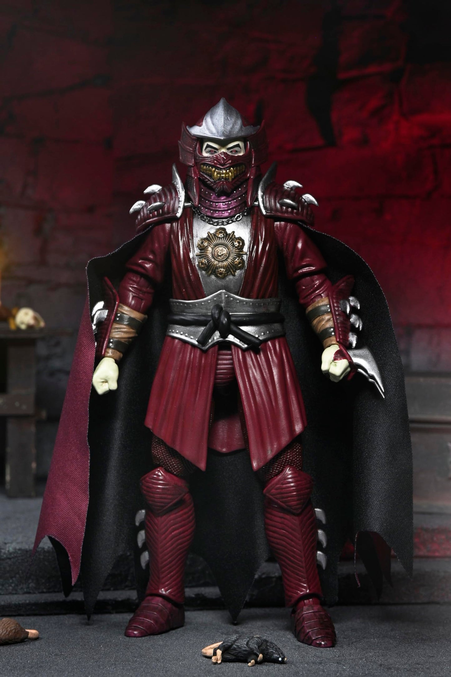 NECA Universal Monsters x TMNT Shredder as Dracula Crimson 7-Inch Figure Collectible
