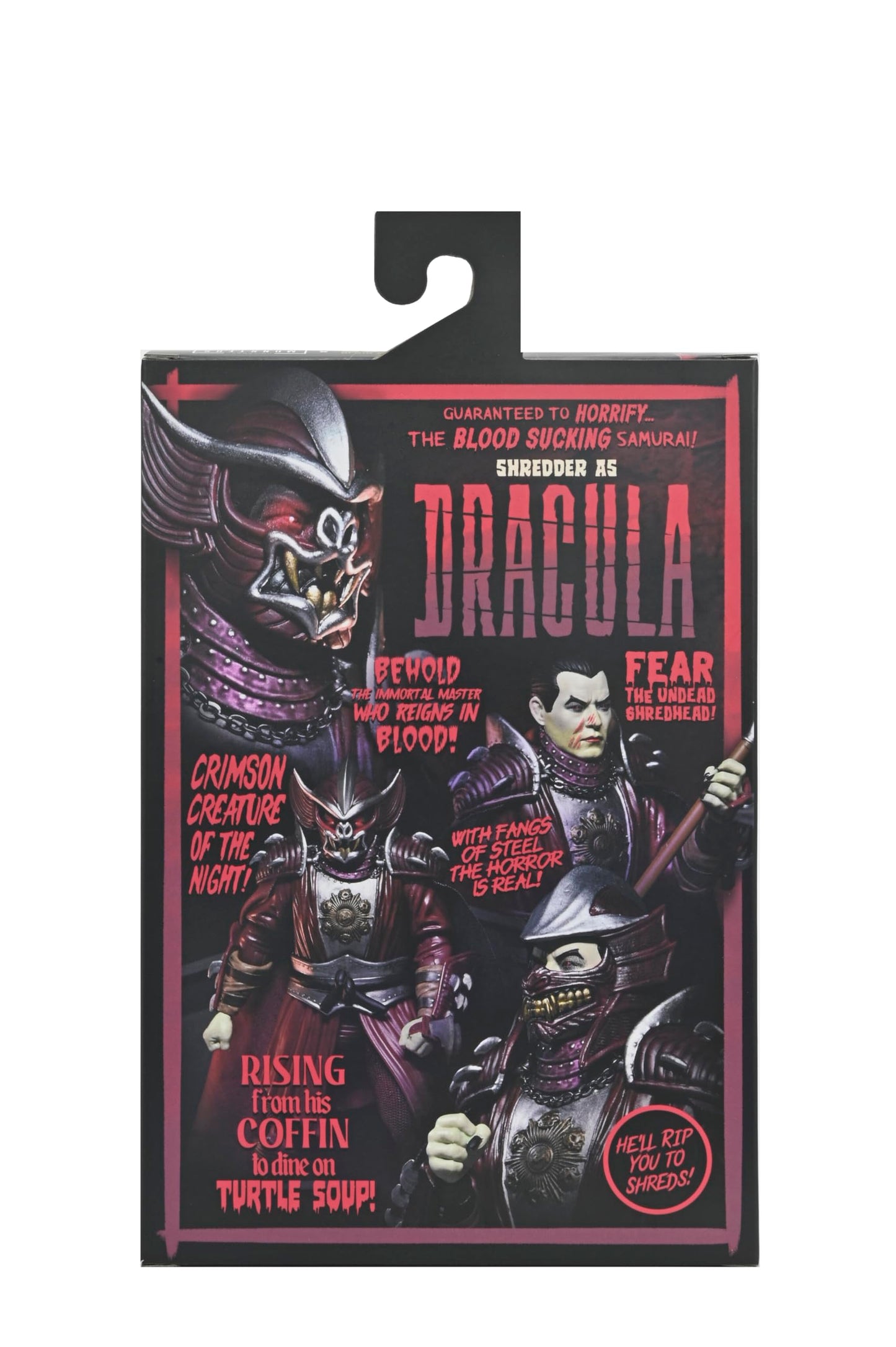 NECA Universal Monsters x TMNT Shredder as Dracula Crimson 7-Inch Figure Collectible