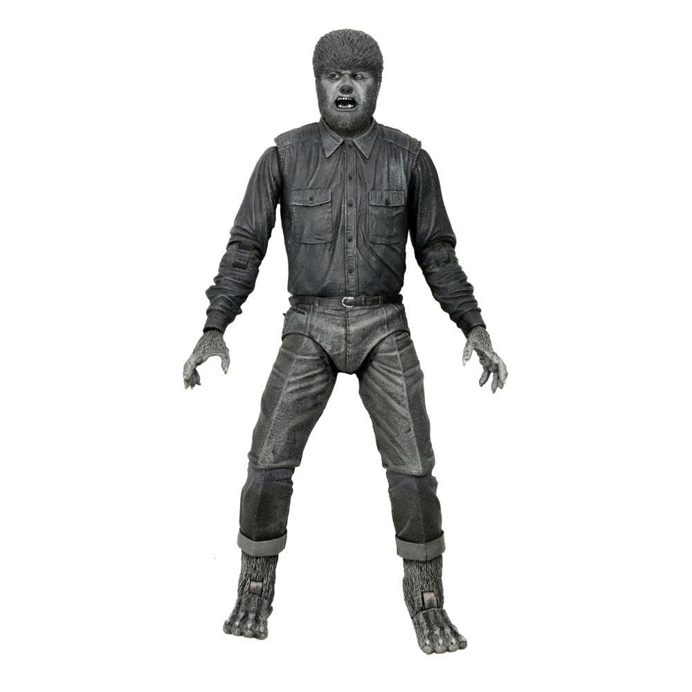 NECA Universal Monsters Ultimate Wolf Man B&W 7-Inch Figure | Lon Chaney Jr.