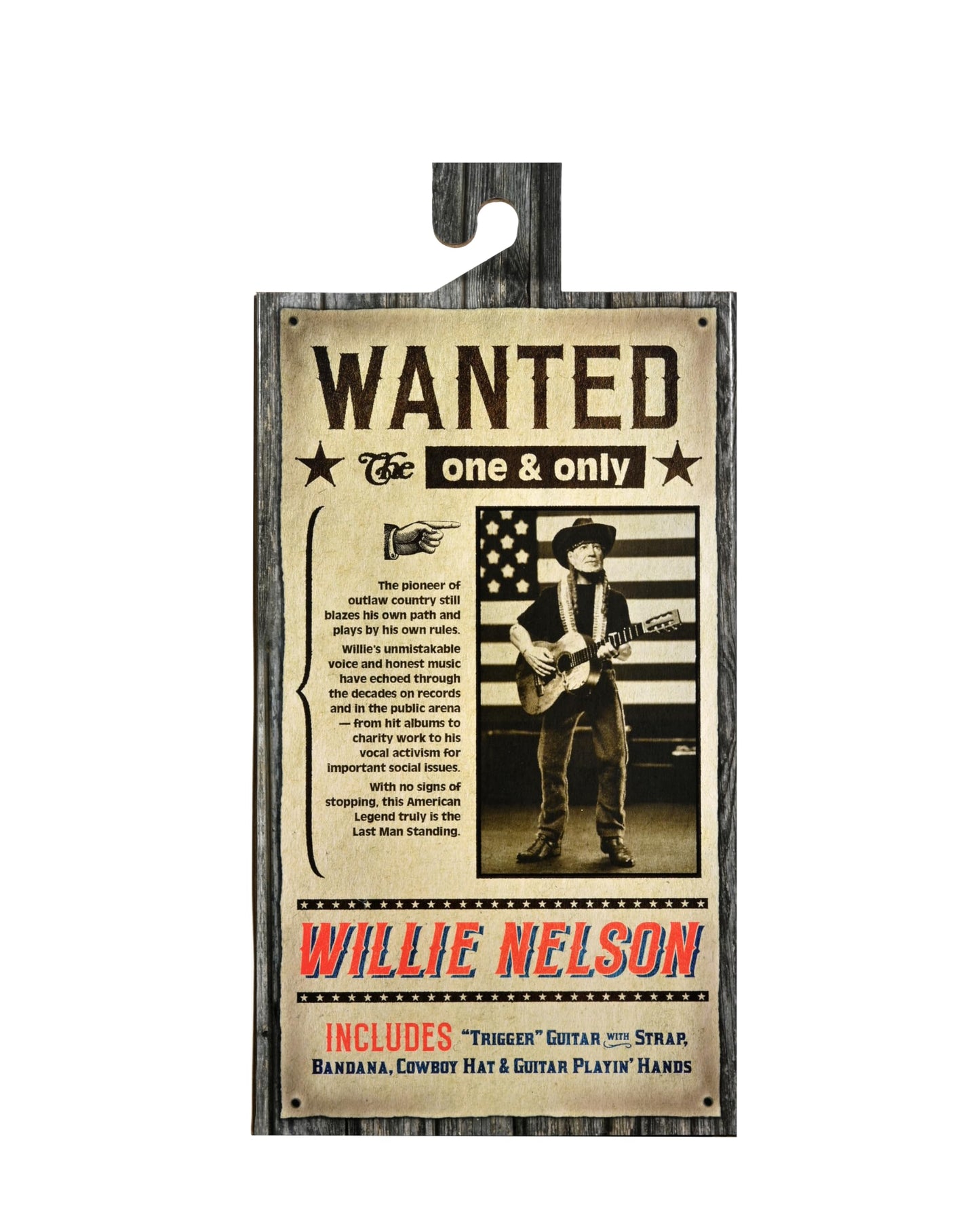 NECA Willie Nelson 8" Clothed Figure – Official Licensed Collectible