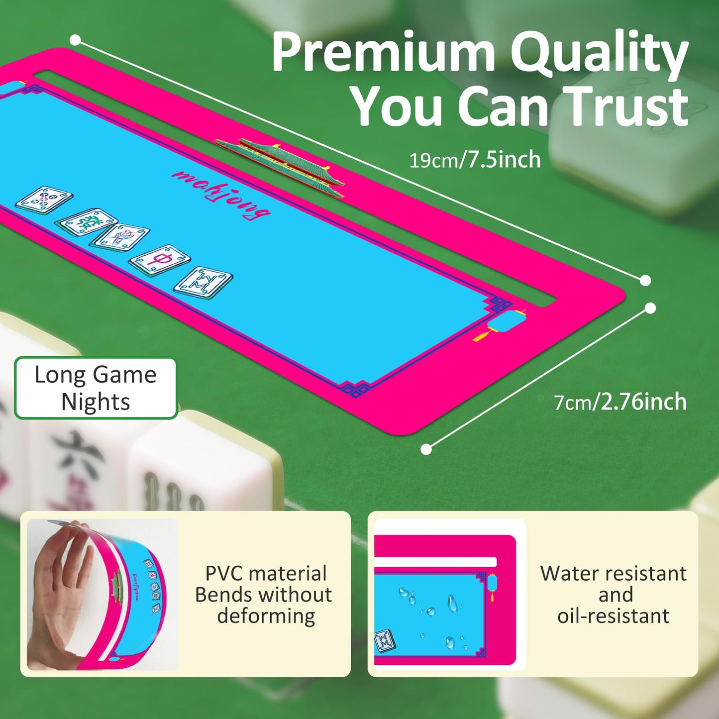 NeoDigix 4-Piece Mahjong Line Finder | American Mahjong Card Guide Strips