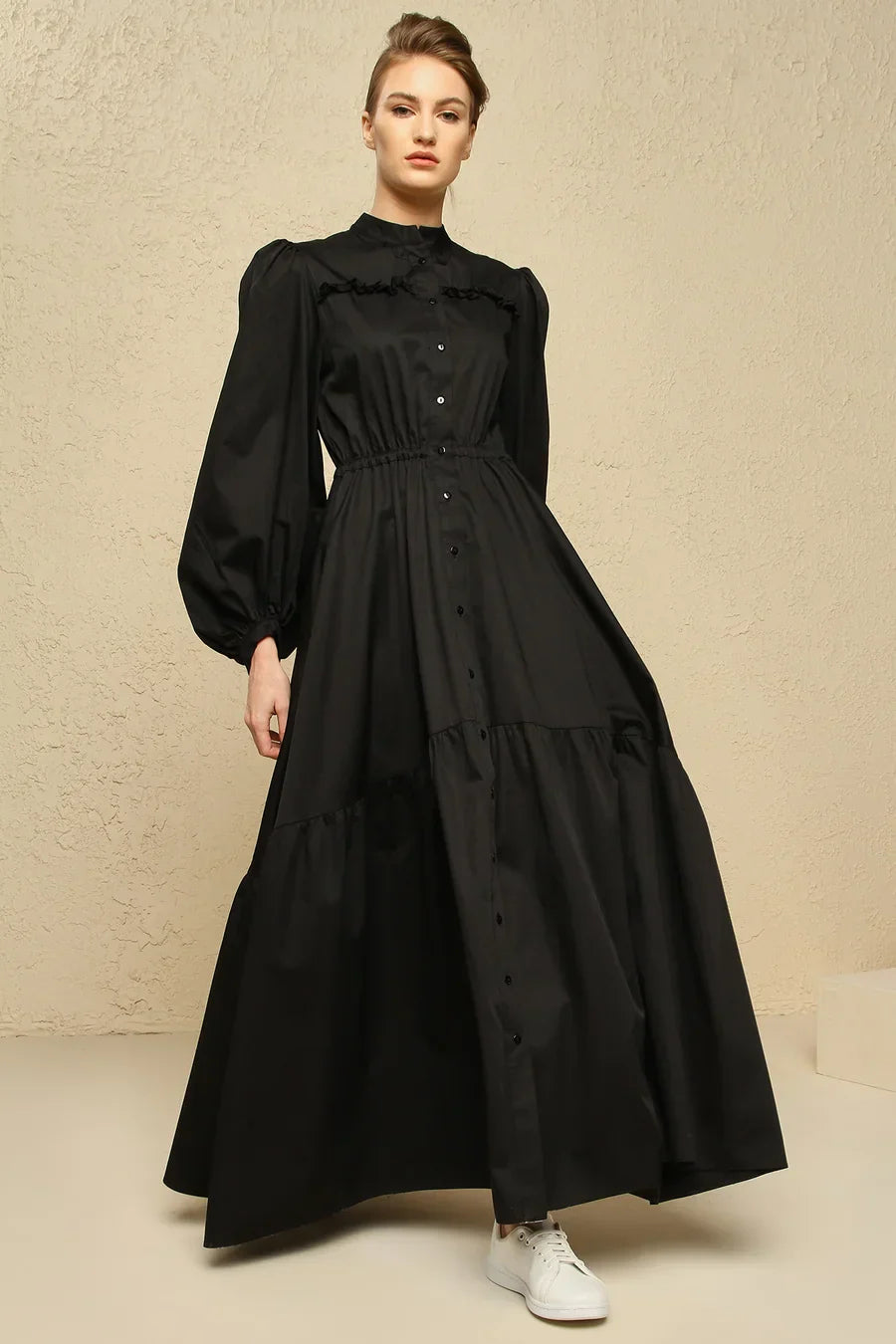 NEOMODEST X BERREN STUDIO Kross Dress-Black