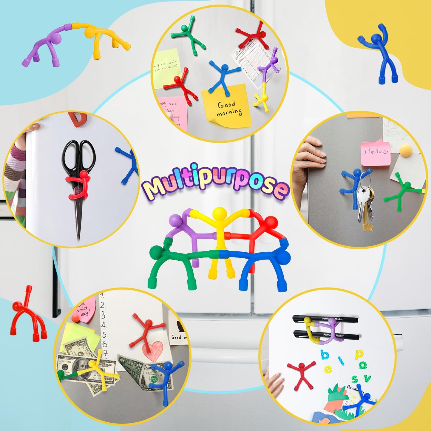 Neomuch Magnetic Toddlers Sensory Toys – 10-Piece Travel Activities for Kids 4-8