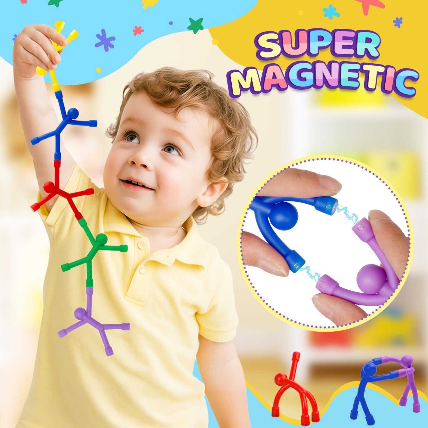 Neomuch Magnetic Toddlers Sensory Toys – 10-Piece Travel Activities for Kids 4-8