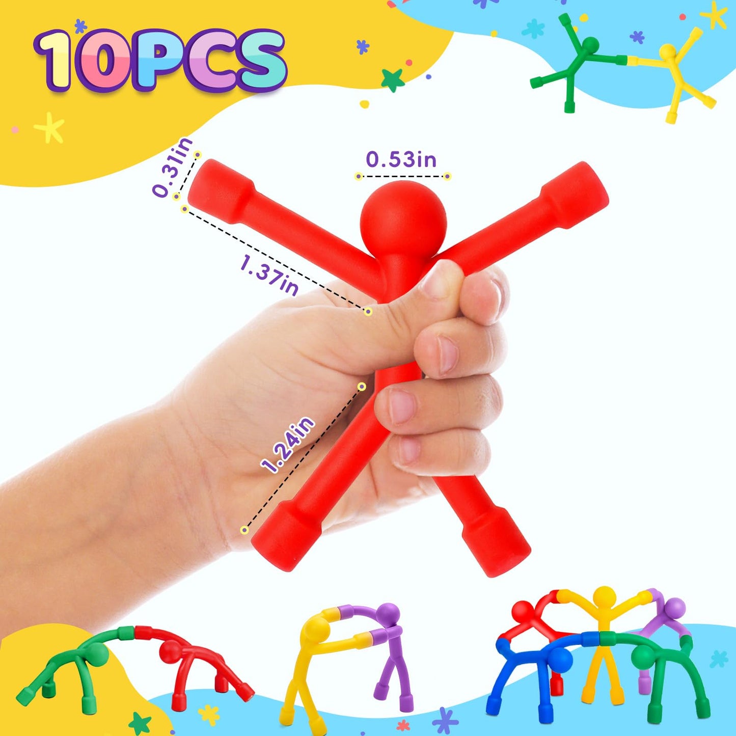 Neomuch Magnetic Toddlers Sensory Toys – 10-Piece Travel Activities for Kids 4-8