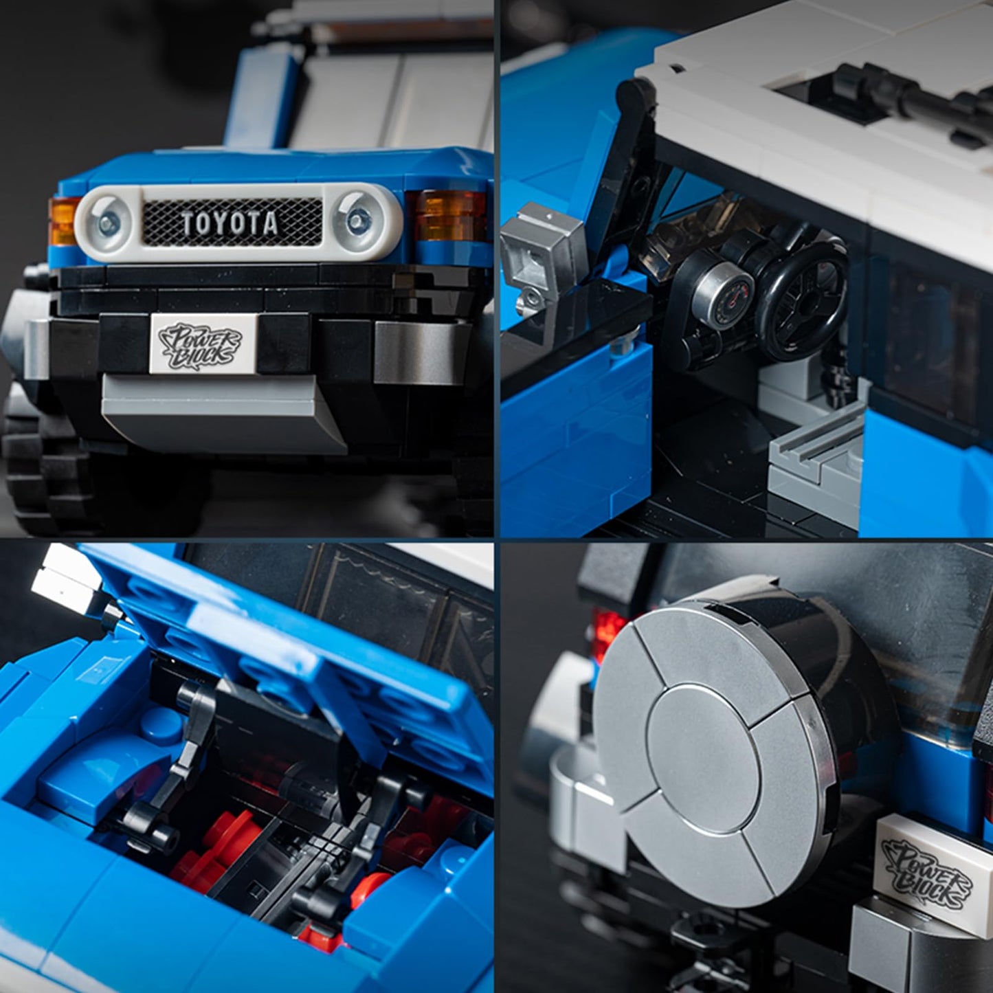 NERCISU Toyota FJ40 Land Cruiser Building Kit | Officially Licensed, 622 Pieces