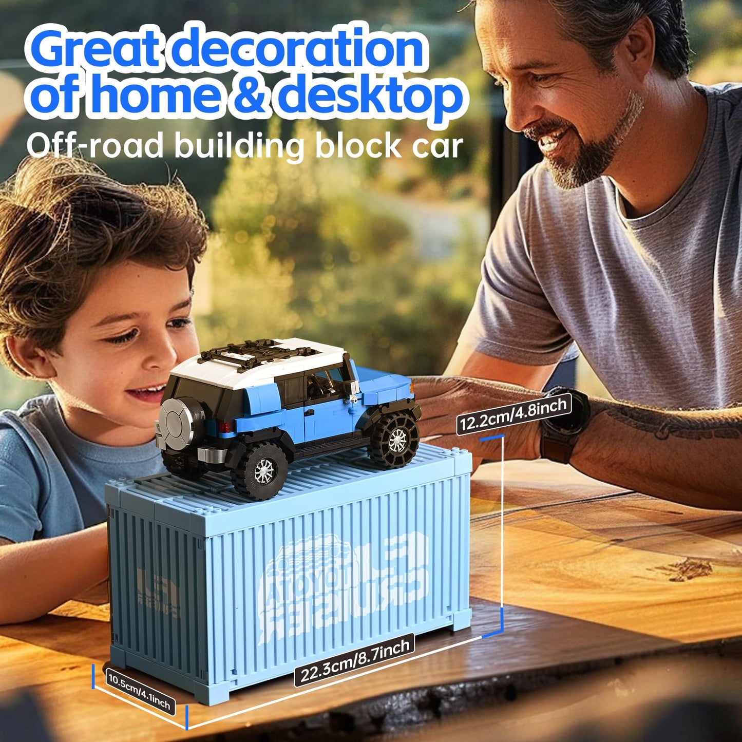 NERCISU Toyota FJ40 Land Cruiser Building Kit | Officially Licensed, 622 Pieces