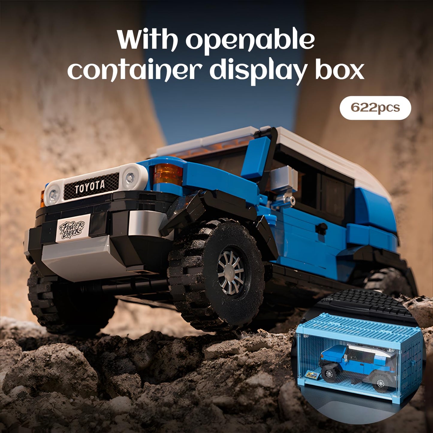 NERCISU Toyota FJ40 Land Cruiser Building Kit | Officially Licensed, 622 Pieces