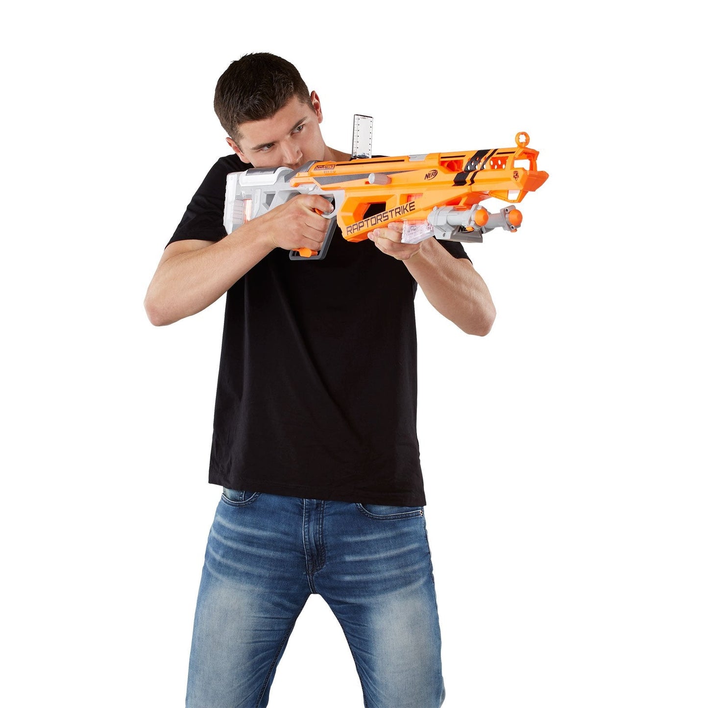 Nerf AccuStrike RaptorStrike Blaster – Precision Darts & Bipod