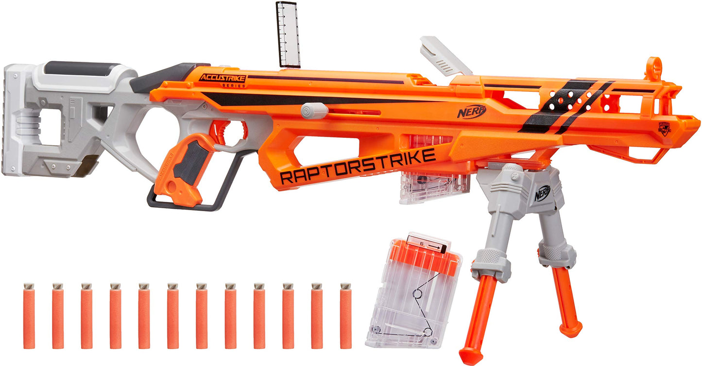 Nerf AccuStrike RaptorStrike Blaster – Precision Darts & Bipod