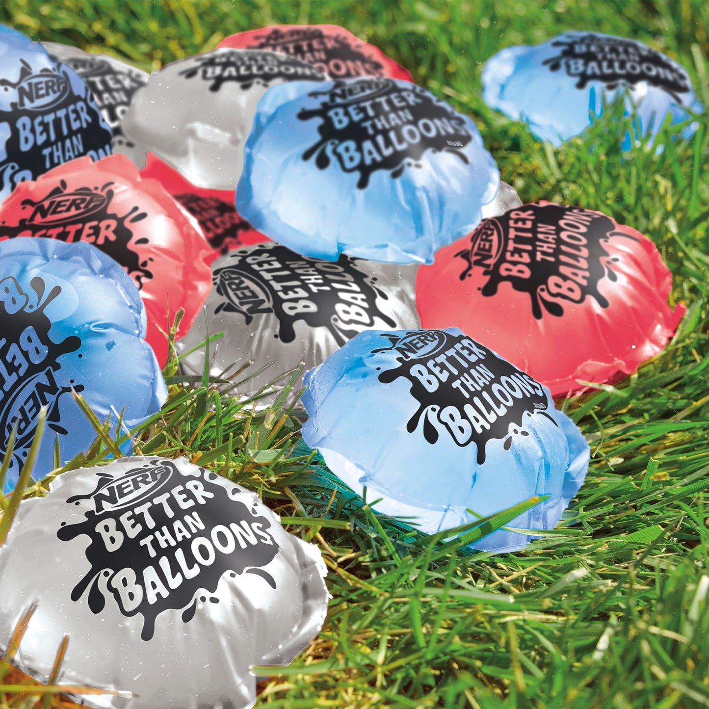 Nerf Better Than Balloons Water Pods – 168 Pcs, Easy Cleanup, Endless Backyard Fun
