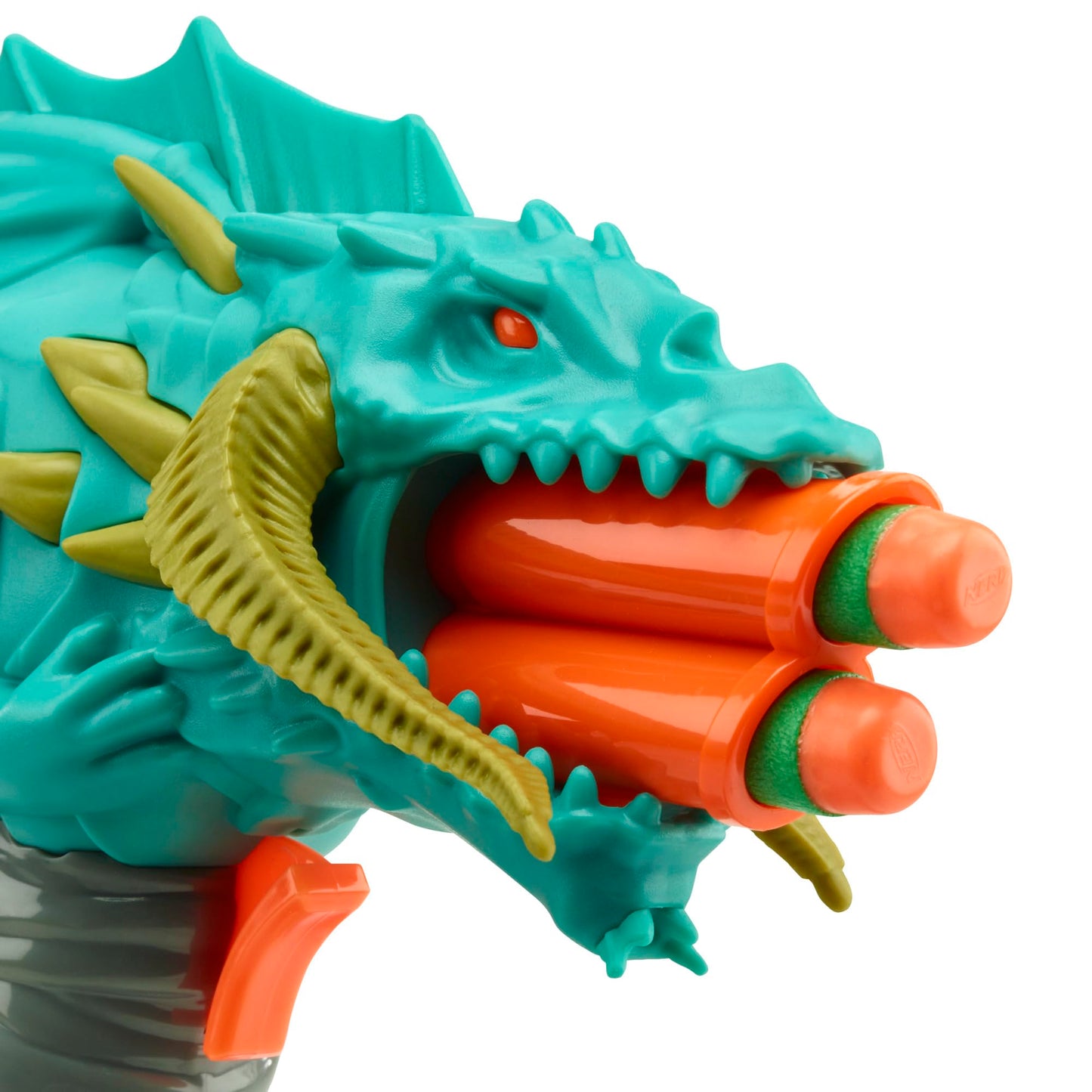 NERF Dungeons & Dragons Rakor Blaster — 2-Dart Firing, 4 Elite Darts, Outdoor Fun for Ages 8+