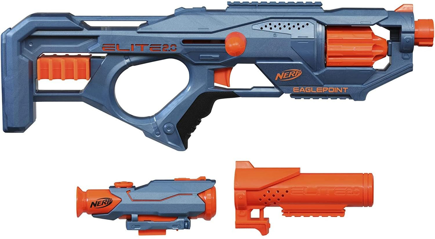 NERF Elite 2.0 Blaster Pack – 3‑Pack Nerf Battle Set with Tactical Rails | Indoor & Outdoor Fun