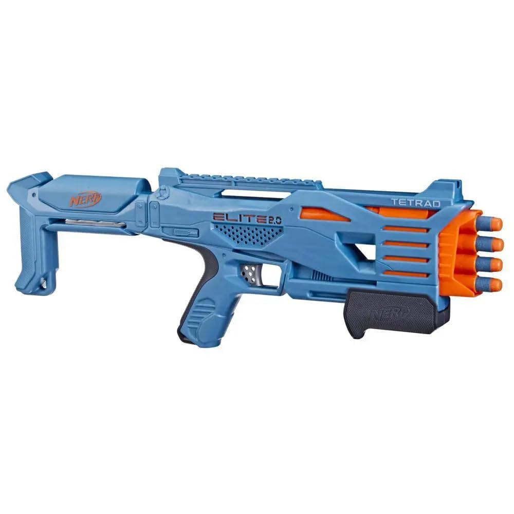 NERF Elite 2.0 Blaster Pack – 3‑Pack Nerf Battle Set with Tactical Rails | Indoor & Outdoor Fun