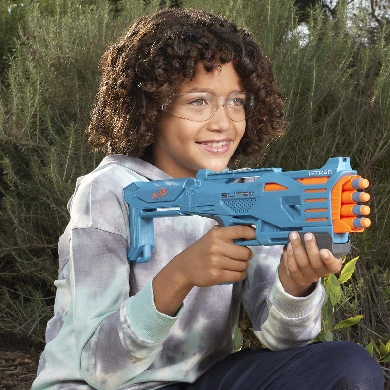 NERF Elite 2.0 Blaster Pack – 3‑Pack Nerf Battle Set with Tactical Rails | Indoor & Outdoor Fun