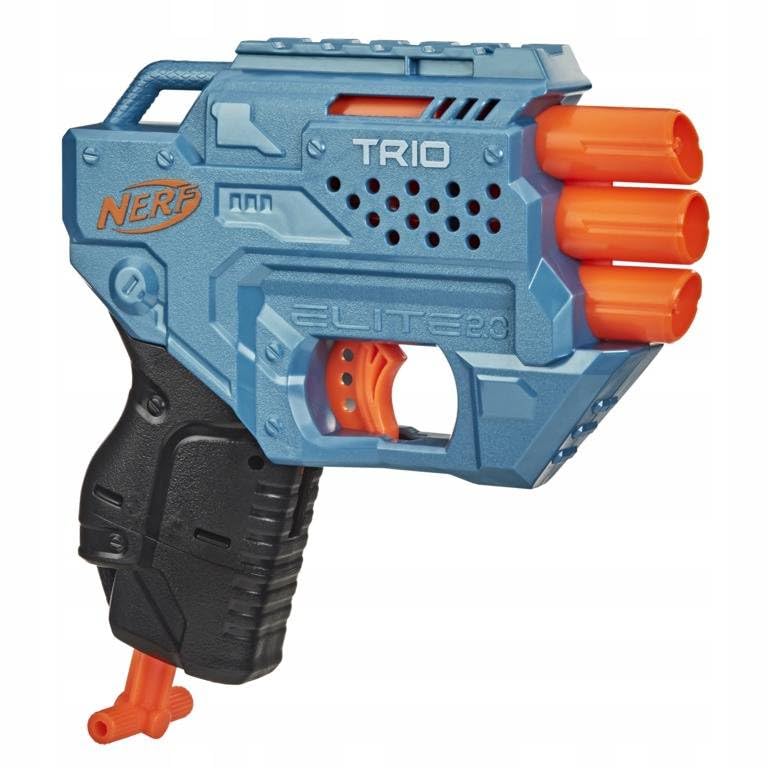 NERF Elite 2.0 Blaster Pack – 3‑Pack Nerf Battle Set with Tactical Rails | Indoor & Outdoor Fun
