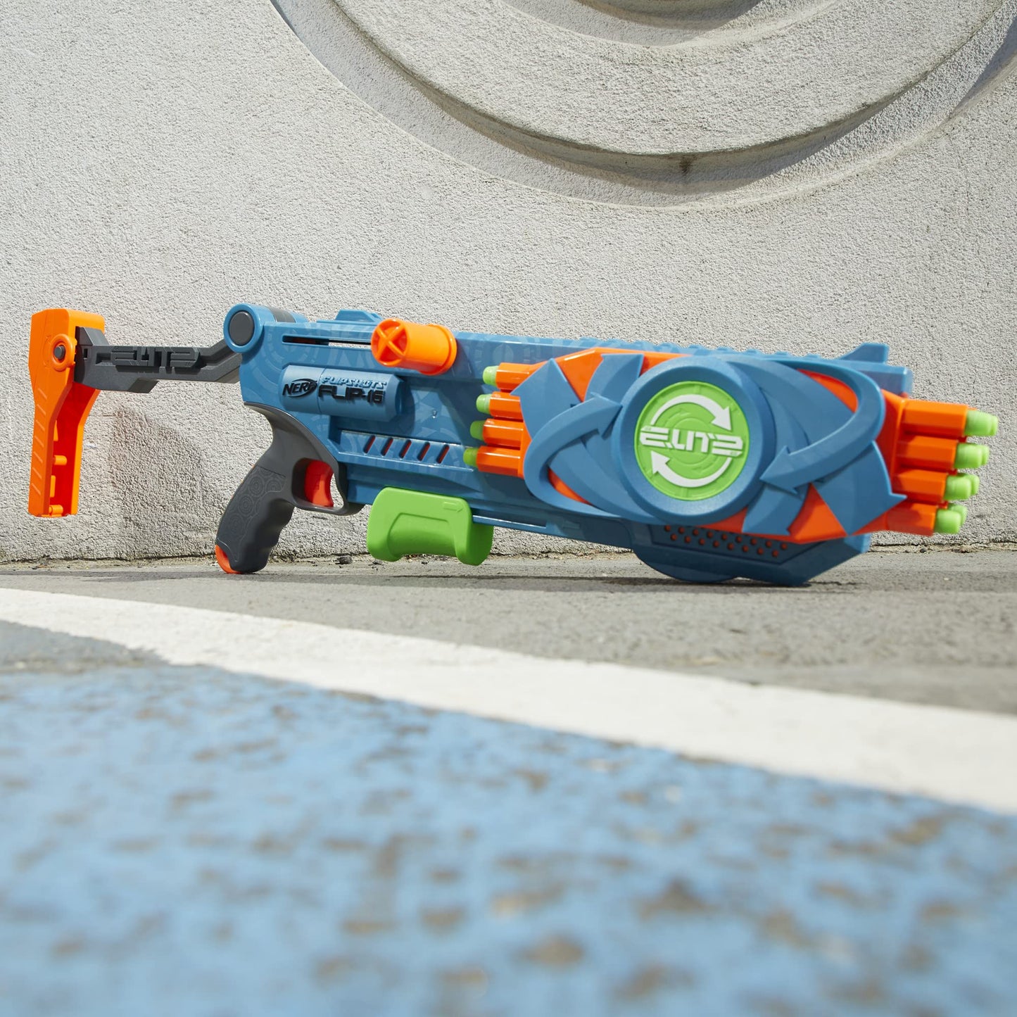 Nerf Elite 2.0 Flipshots Flip-16 Blaster — 16-Barrel, 16-Dart Capacity