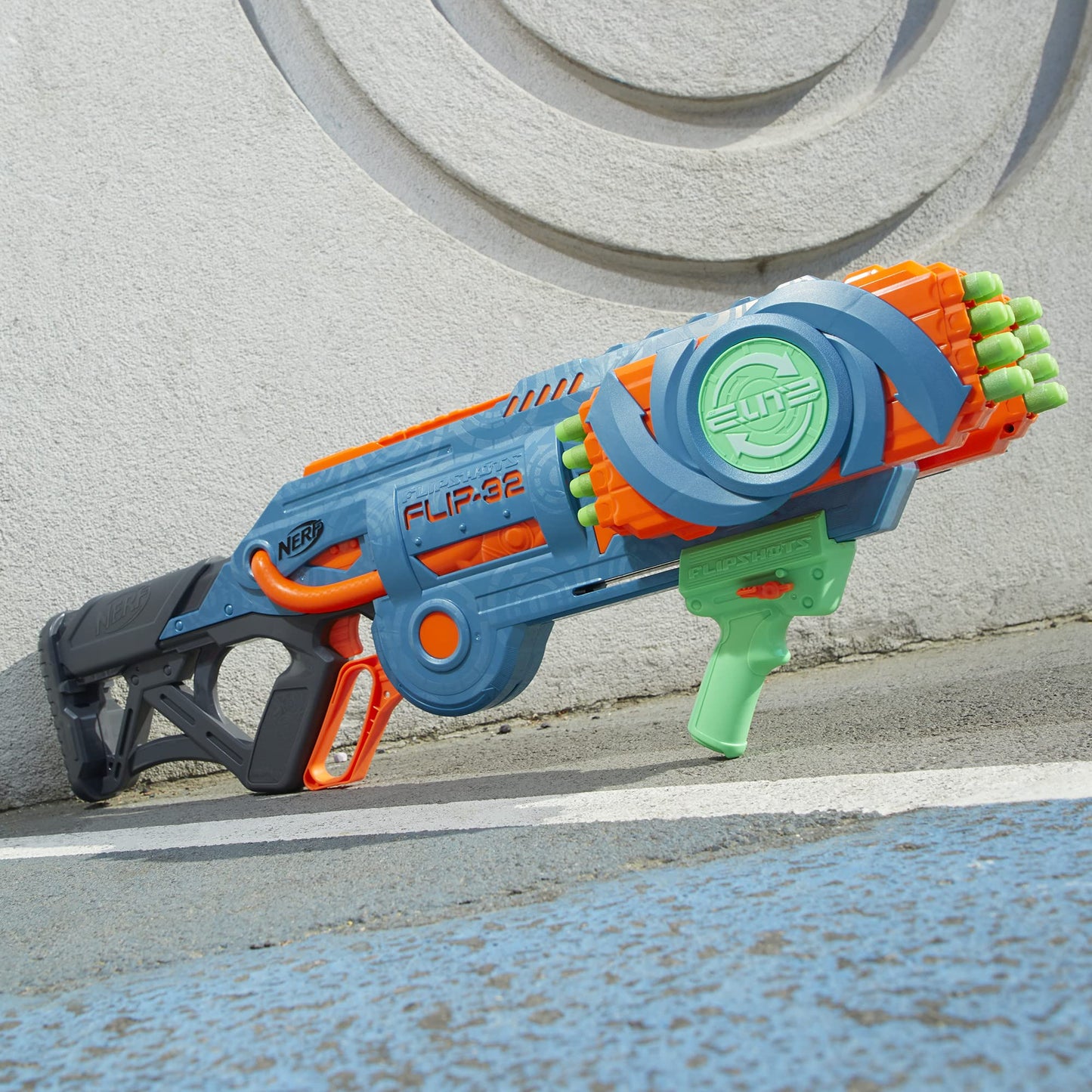 Nerf Elite 2.0 Flipshots Flip-32 Blaster – 32 Darts, 32 Barrels