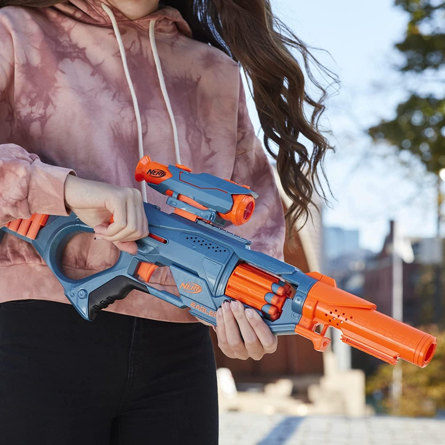 NERF Elite 2.0 Blaster Pack – 3‑Pack Nerf Battle Set with Tactical Rails | Indoor & Outdoor Fun