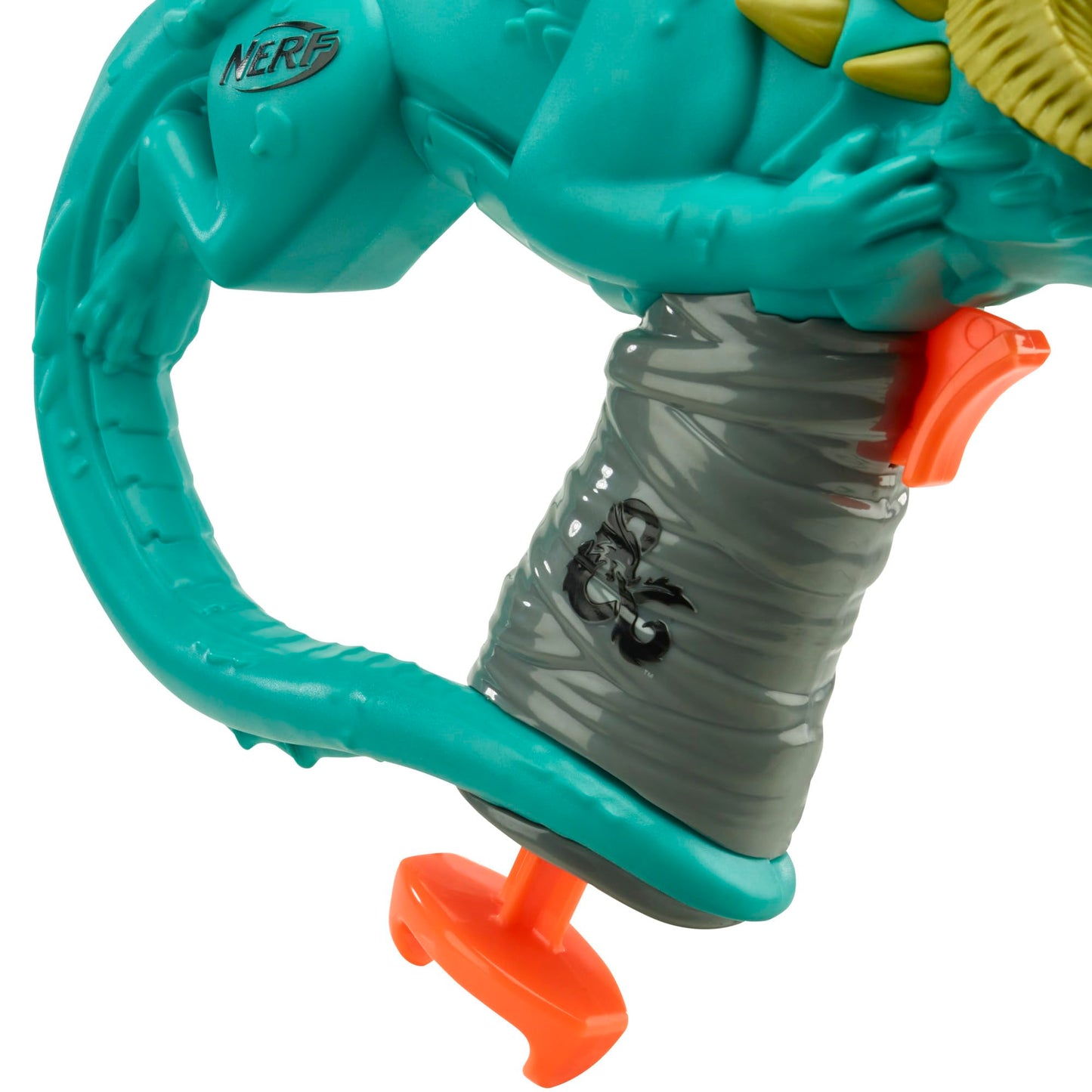 NERF Dungeons & Dragons Rakor Blaster — 2-Dart Firing, 4 Elite Darts, Outdoor Fun for Ages 8+
