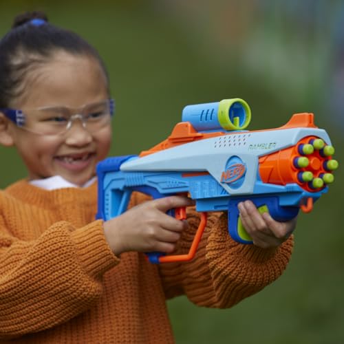 NERF Elite Junior Rookie Pack – Easy-Play Foam Blaster, 32 Darts, 4 Targets | Ages 6+