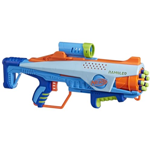 NERF Elite Junior Rookie Pack – Easy-Play Foam Blaster, 32 Darts, 4 Targets | Ages 6+