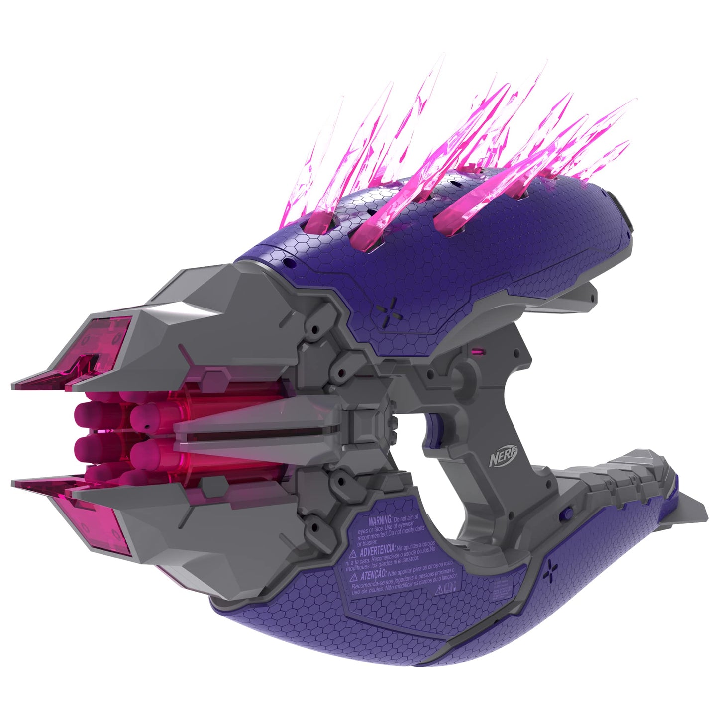Nerf F5487 LMTD Halo Needler Dart Blaster – 10-Dart Drum, In-Game Content, Ages 8+