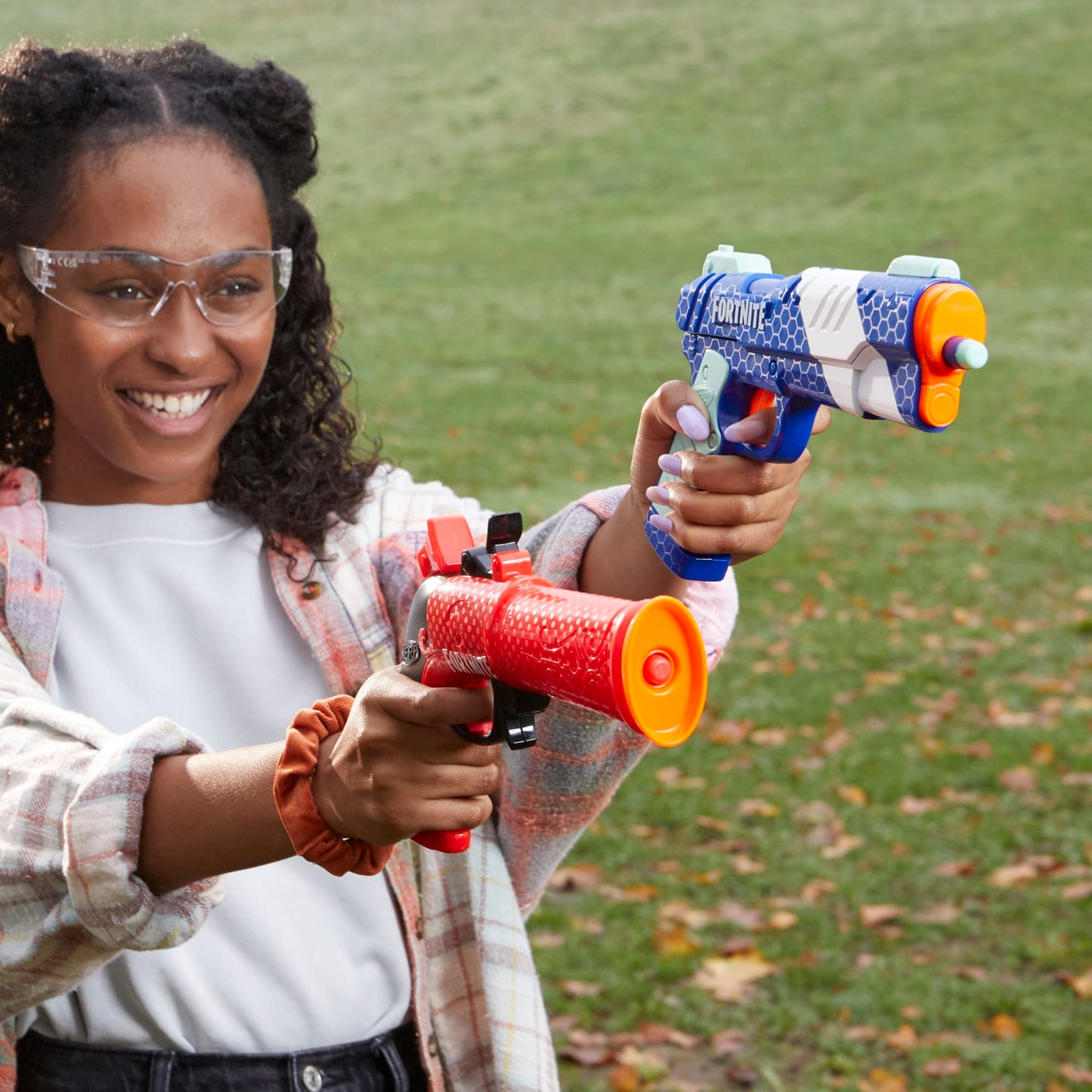 Nerf Fortnite Dual Pack: 2 Blasters & 6 Elite Darts for Outdoor Battles