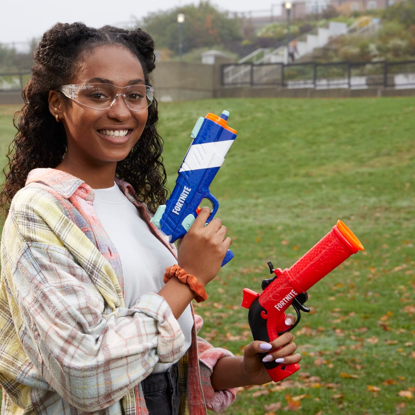 Nerf Fortnite Dual Pack: 2 Blasters & 6 Elite Darts for Outdoor Battles